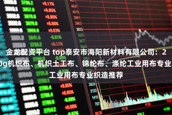 金龙配资平台 top泰安市海阳新材料有限公司：200g/800g机织布、机织土工布、锦纶布、涤纶工业用布专业织造推荐